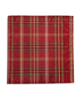 Shimmering Plaid Napkins, Set of 4