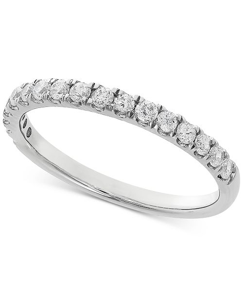 alfani Grown With Love IGI Certified Lab Grown Diamond Band (3/8 ct. t.w.) in 14k White or Yellow Gold Jewelry & Watches