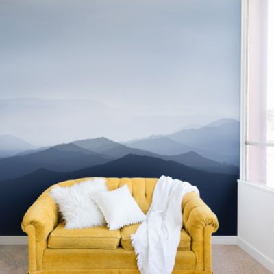 Deny Designs - Ingrid Beddoes Hazy Morning Blues Wall Mural