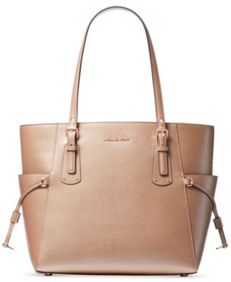 michael kors tote rose gold