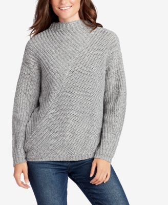 WILLIAM RAST - Juniors' Robbin Ribbed Mock-Neck Sweater