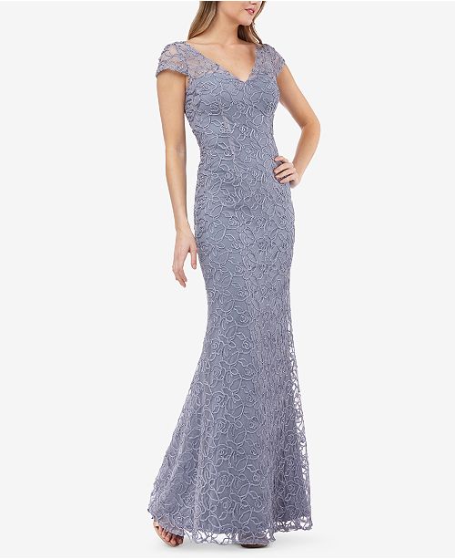 JS Collections Women's Soutache Gown Pink Size 16