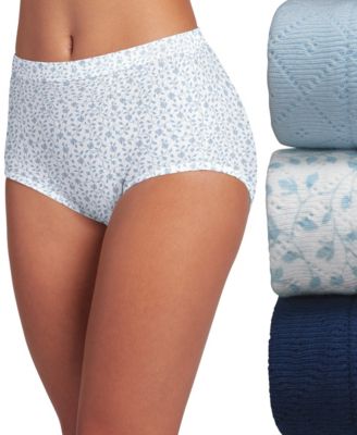 Elance Breathe Brief 3 Pack Underwear 1542, Extended Sizes