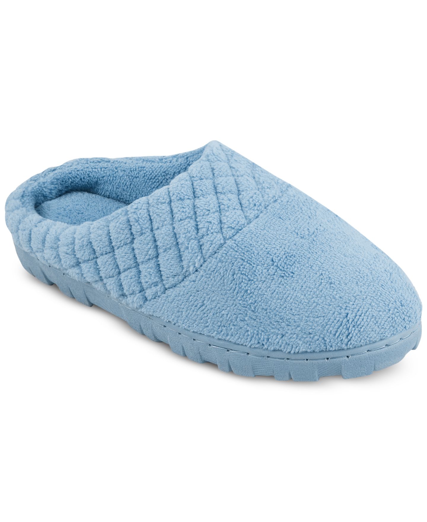 Женские сабо MUK LUKS Quilted Clog Slippers, цвет: Синий — фото 15
