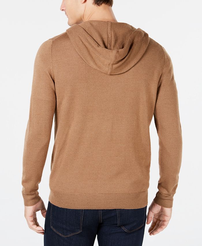 Club Room Men's Merino Hoodie, Created for Macy's Macy's