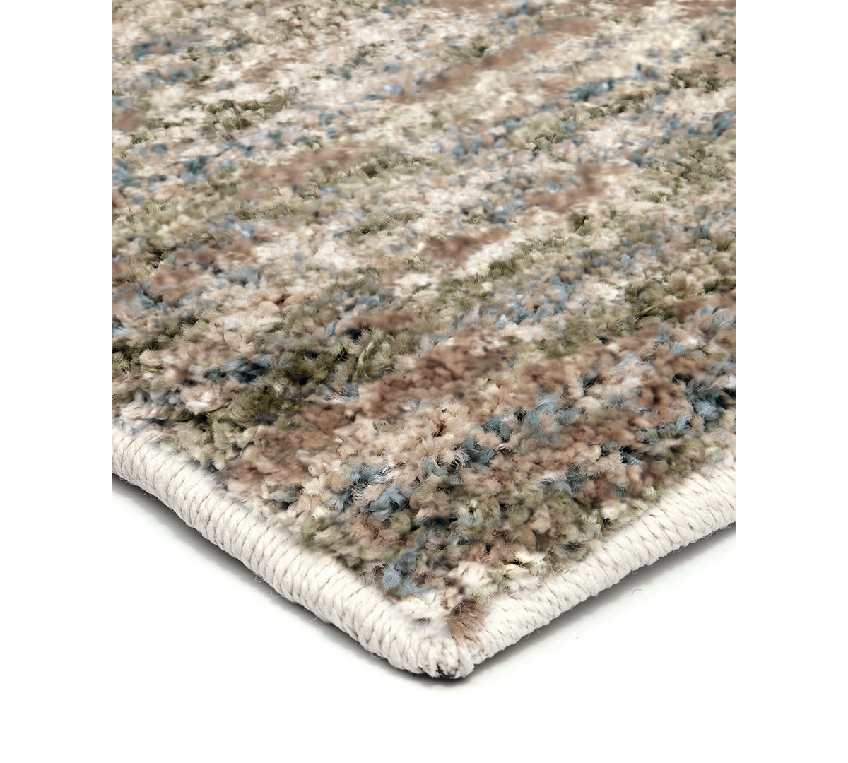 Orian Rugs Closeout! Orian Next Generation Multi Solid 5'3" X 7'6" Area Rug In Tan,beige