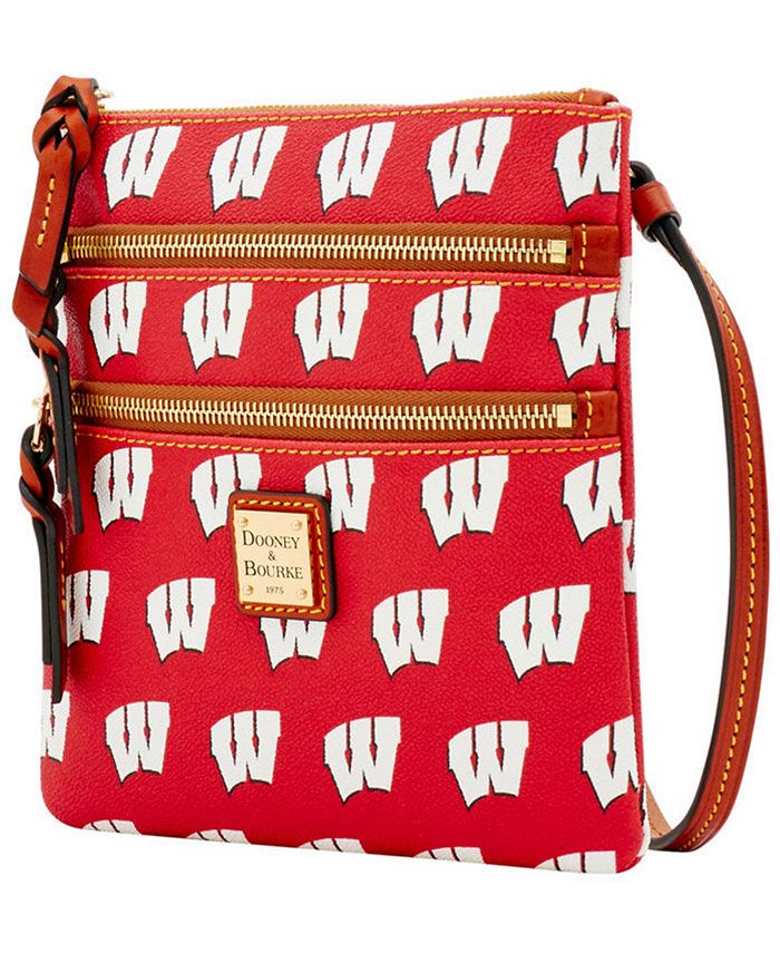 Dooney & Bourke Wisconsin Badgers Triple Zip Crossbody Bag Macy's