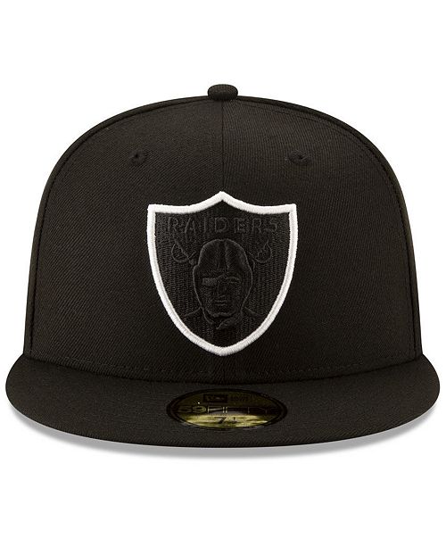 Oakland Raiders Logo Elements Collection 59fifty Fitted Cap
