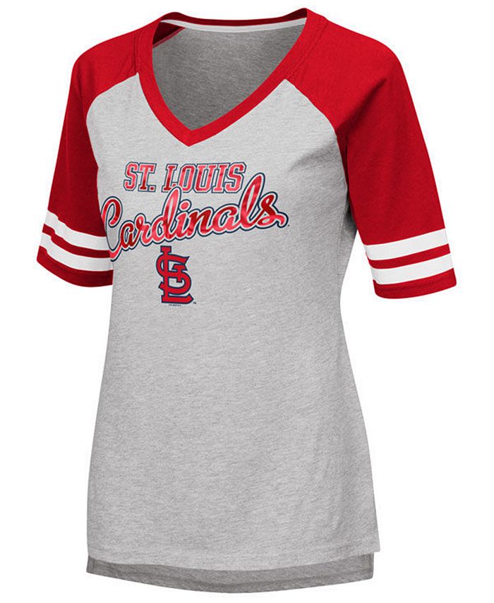 G-III Sports Women's St. Louis Cardinals Goal Line Raglan T-Shirt - Macy's