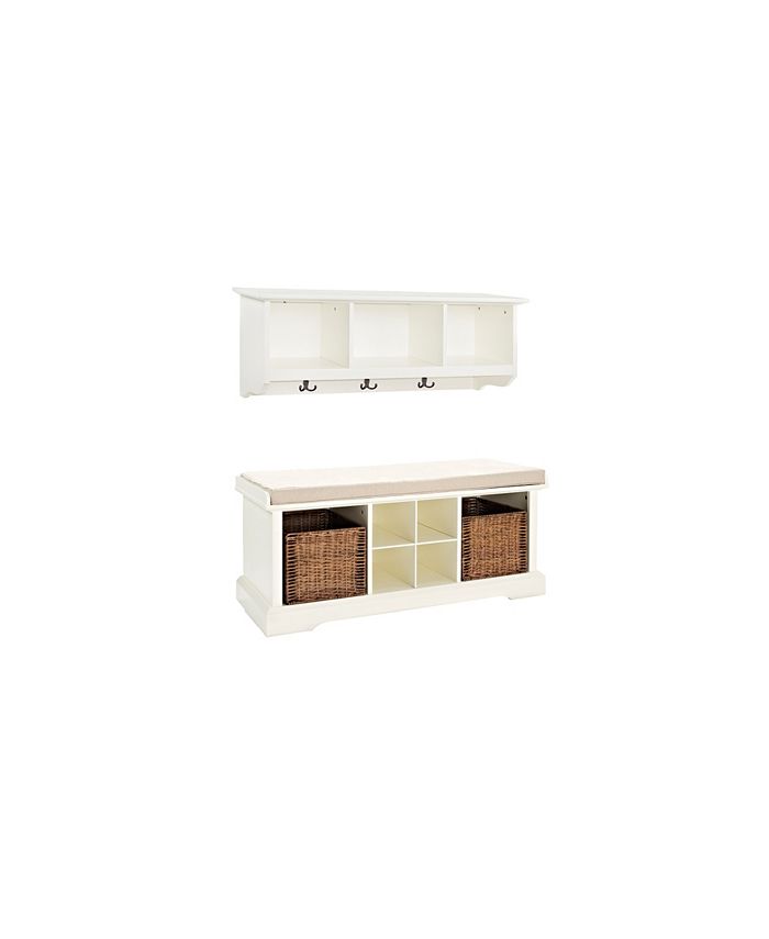 Crosley Brennan 2 Piece Entryway Bench And Shelf Set Macy's