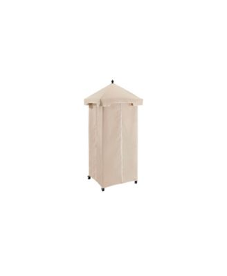 Crosley Palm Harbor Outdoor Wicker Towel Valet With Sand Cover