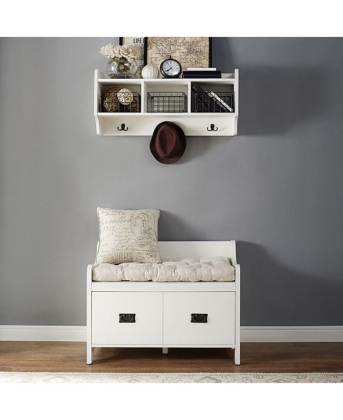 Crosley Fremont 2 Piece Entryway Kit Bench Shelf Reviews