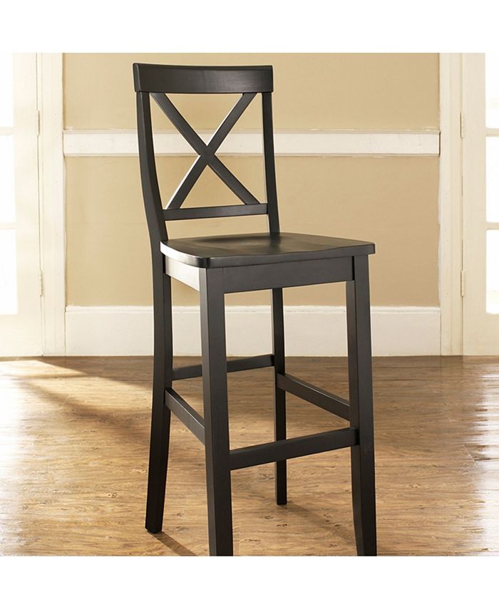Crosley XBack Bar Stool With 30" Seat Height (Set Of 2) Macy's