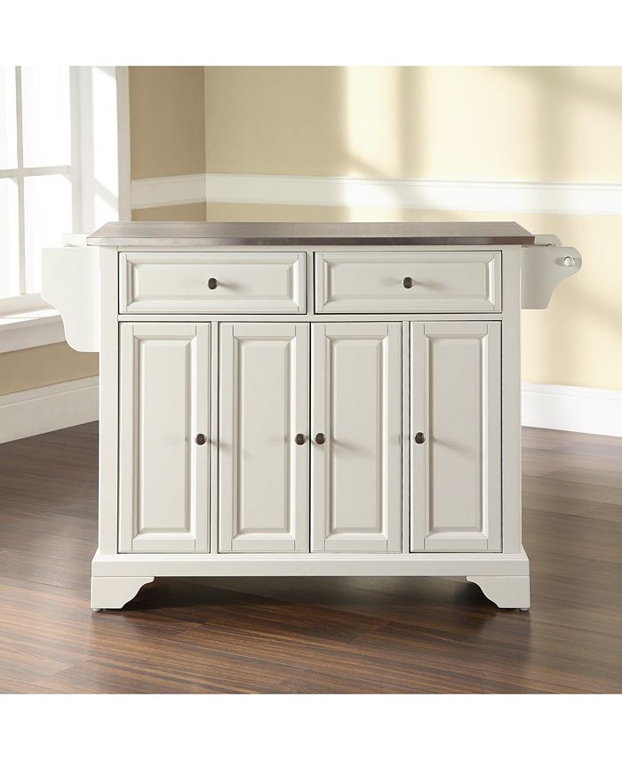 Crosley Lafayette Stainless Steel Top Kitchen Island Macy's