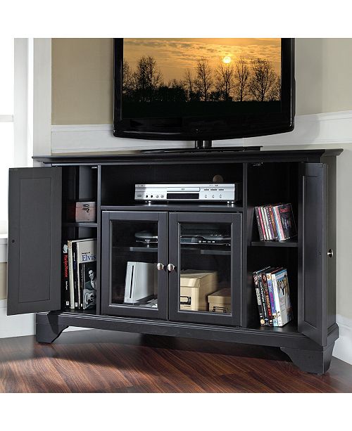 Crosley Lafayette 48" Corner TV Stand & Reviews Furniture Macy's