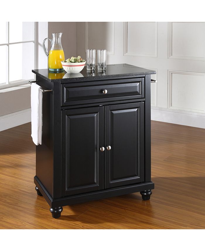 Crosley Cambridge Solid Granite Top Portable Kitchen Island Macy's