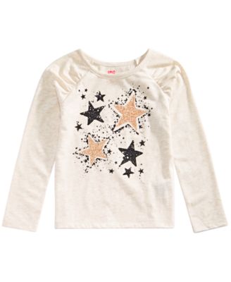 Epic Threads - Little Girls Long-Sleeve Stars T-Shirt