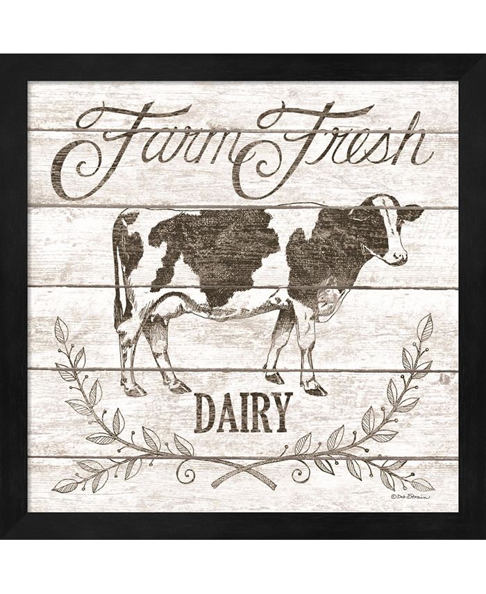Metaverse Farm Fresh Dairy By Deb Strain Framed Art - Macy's