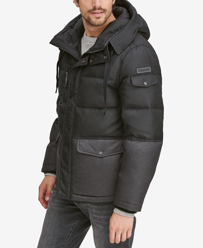 Marc New York Men's Stanton Mid-Length Hooded Puffer Jacket & Reviews ...