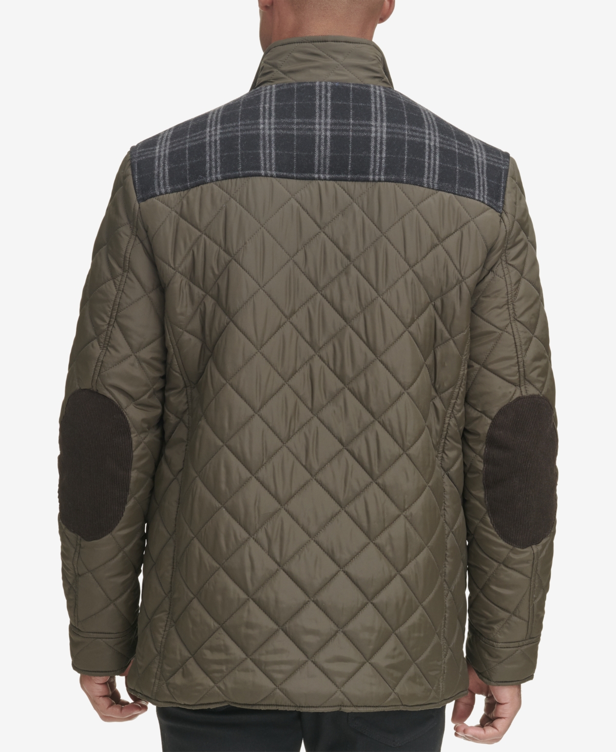 Cole Haan Mixed Media Quilted Jacket