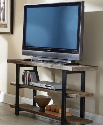 Pomona 48" Metal and Reclaimed Wood Media/Console Table