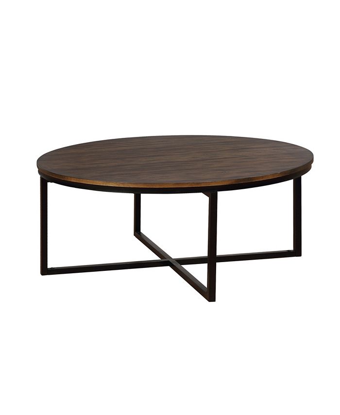 Alaterre Furniture Arcadia Wood 42" Round Coffee Table Macy's