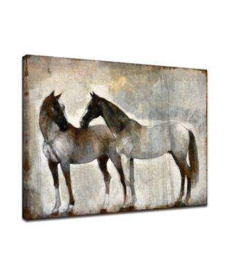 'Gentle' Equestrian Canvas Wall Art, 30x20"