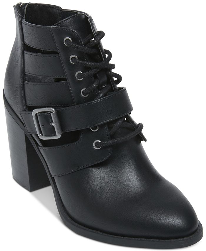 Madden Girl Marv Chopout Booties - Macy's