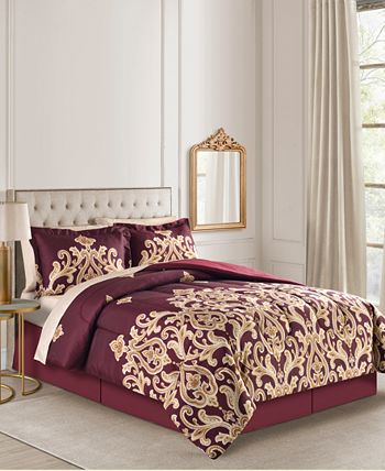 Fairfield Square Collection - Amalanta Reversible 8-Pc. Queen Comforter Set