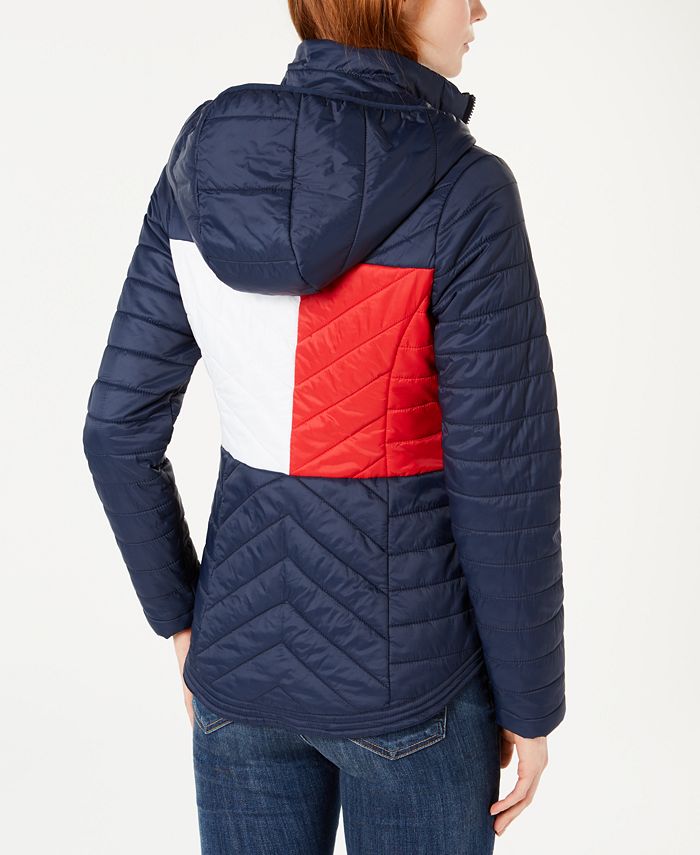 Tommy Hilfiger Flag Hooded Puffer Jacket Macy s
