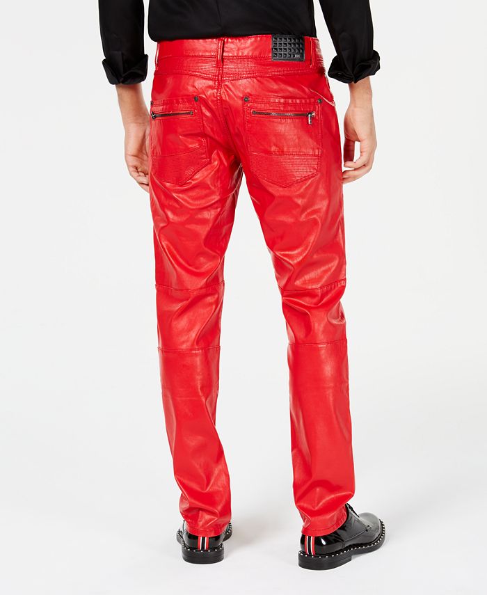 INC International Concepts I.N.C. Men's Slim-Fit Faux Leather Pants ...