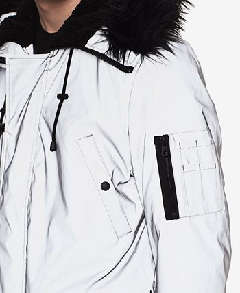 Calvin klein jeans mens reflective arctic parka store