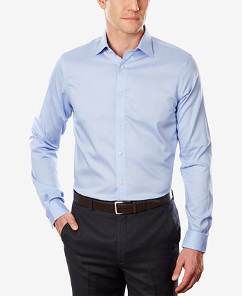 Michael Kors - Men's Slim-Fit Non-Iron Airsoft Stretch Performance Solid Dress Shirt