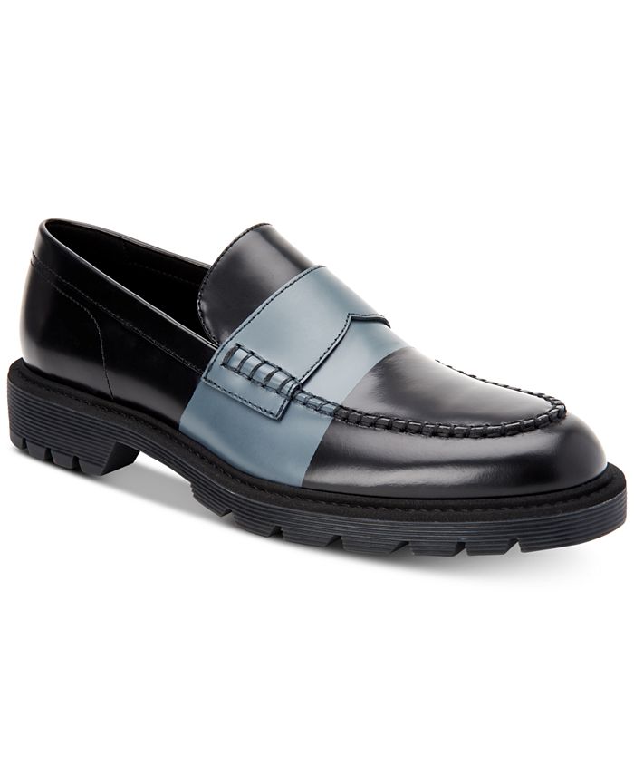 Calvin Klein Men s Florentino Box Leather Loafers Macy s