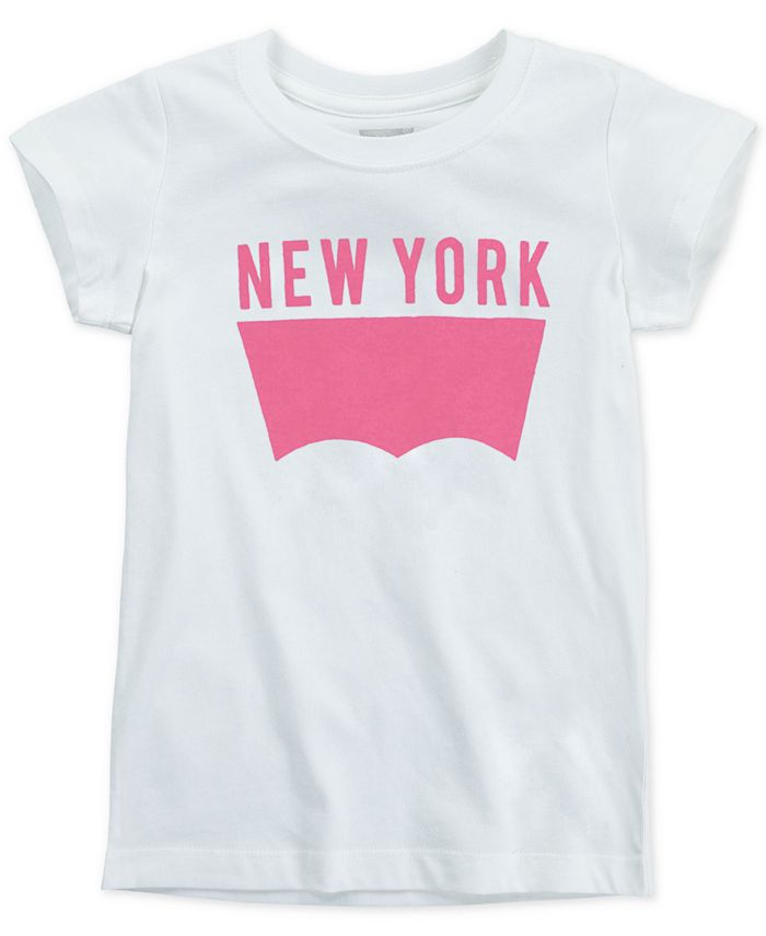 Levi's Little Girls New York Cotton T-Shirt & Reviews - Shirts & Tops -  Kids - Macy's