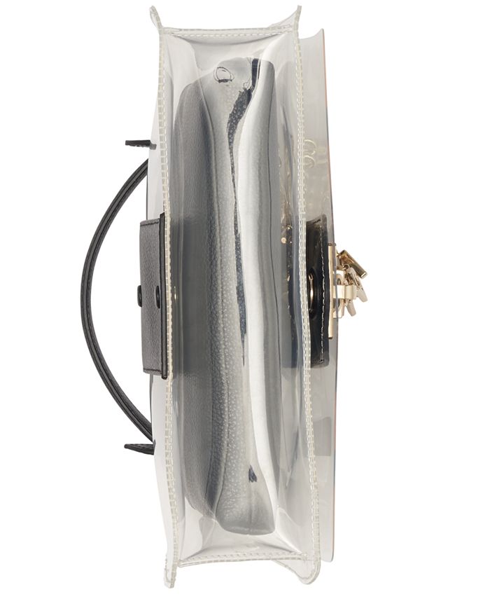 DKNY Elissa Flap Clear Shoulder Bag, Created for Macy's Macy's