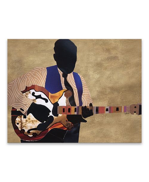 Artissimo Designs Simple Blues Boy Printed Canvas Art 45 W X 35