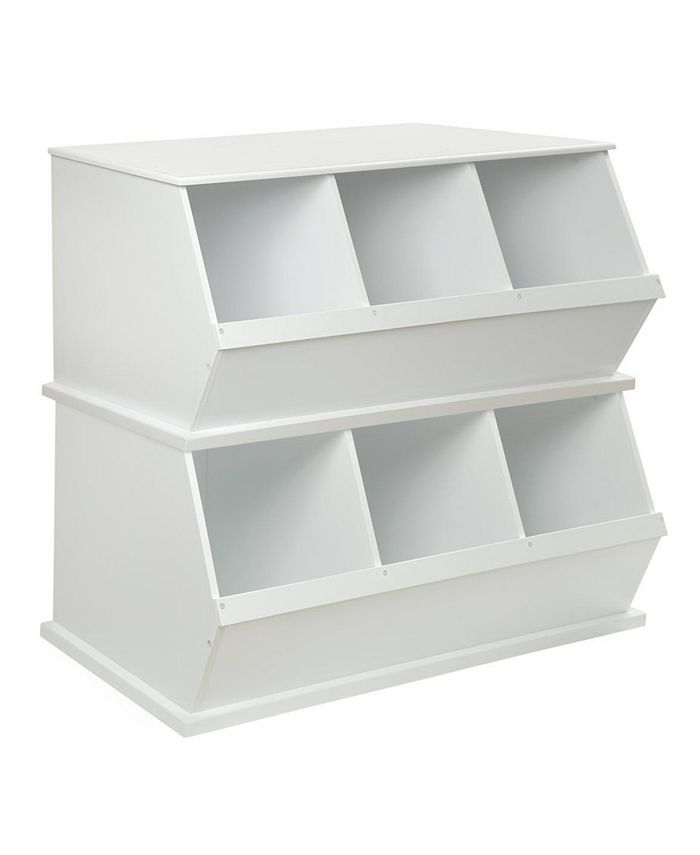 Badger Basket Three Bin Stackable Toy Storage Cubby Macy's