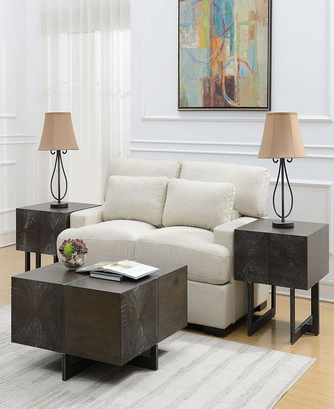 Picket House Furnishings Elliot III Piece Occasional Table Set & Reviews - Furniture - Macy&#39;s