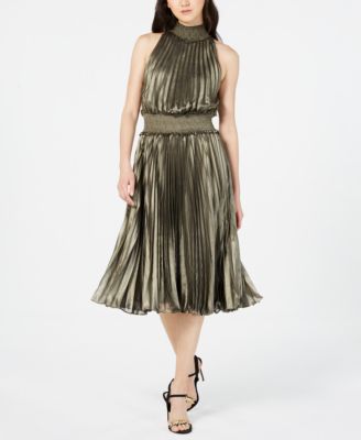 Avec Les Filles - Pleated Midi Dress