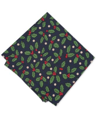 Bar III - Men's Holly Pocket Square