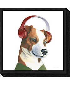 The Boys V Dog by Myles Sullivan Canvas Framed Art