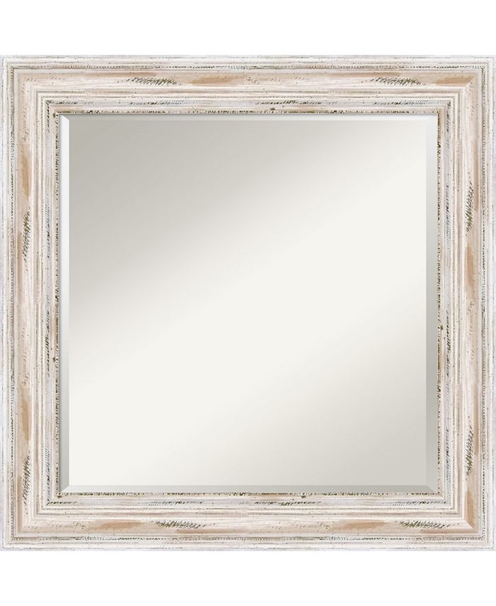 Amanti Art Beveled Wood 25x25 Wall Mirror - Macy's