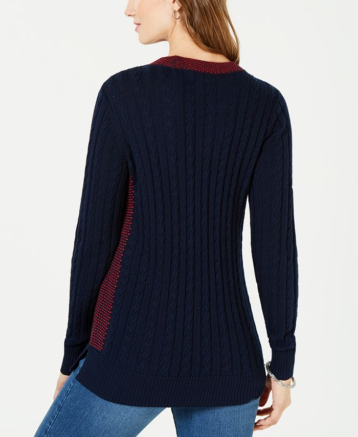 Charter Club Cable-Knit Sweater, Created for Macy's - Macy's