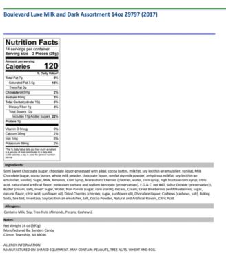 Sanders Luxe Milk & Dark Chocolate Assortment