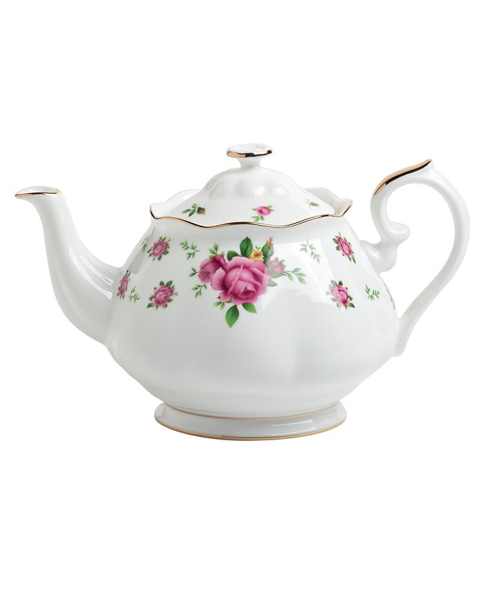 Royal Albert New Country Roses White Teapot Macy s