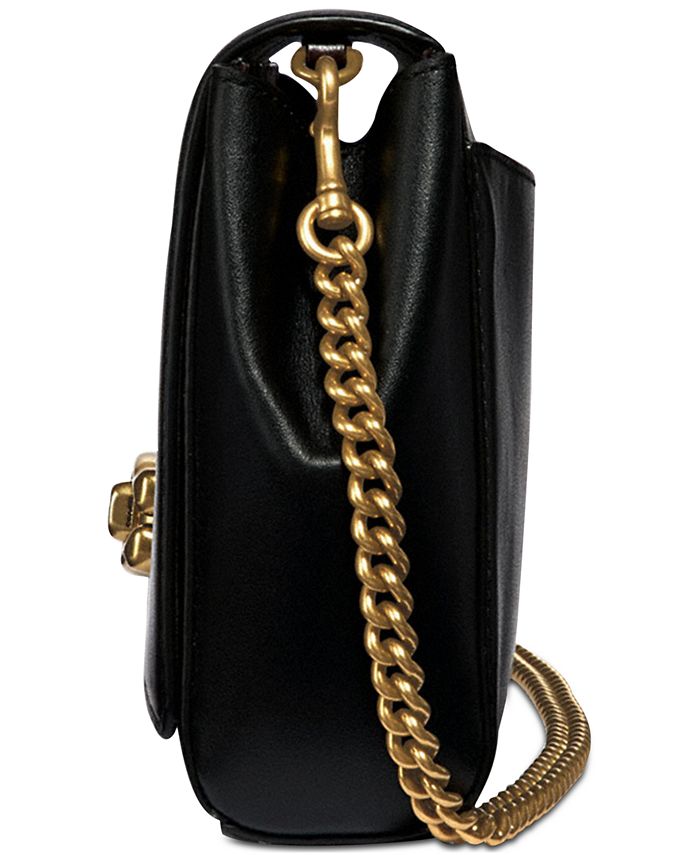 COACH Alexa Turnlock Clutch in Smooth Leather - Macy's