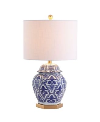 Gretchen 25" Ginger Jar Ceramic,Metal LED Table Lamp