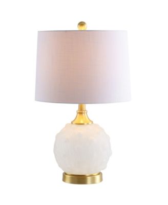 Ilsa 22" Dotted Glass,Metal LED Table Lamp