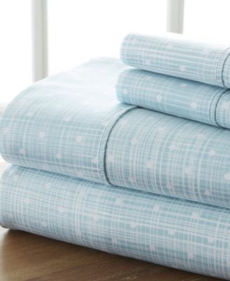 ienjoy Home The Timeless Classics Premium Ultra Soft Pattern 4-Pc. Sheet Set, California King